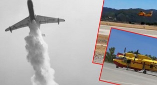İspanya'dan gelen yangın söndürme uçakları göreve başladı!