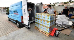 İzmir Büyükşehir'in mobil mutfağı Muğla'da