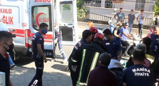 İzmir seferini yapan yolcu treni motosiklete çarptı: 1 ağır yaralı