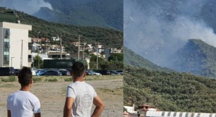 Kazdağları'nda orman yangını