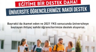 Başkan Sandal'dan öğrencilere destek