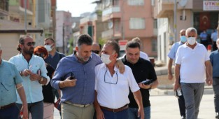 Başkan Sandal'ın mahalle mesaisi devam ediyor