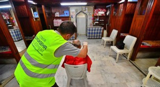 Basmane Hamamı'nın kapıları evsizler için açıldı