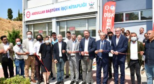 Çiğli’de Abdullah Baştürk İşçi Kitaplığı açıldı