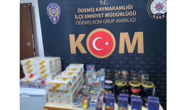 İş yerine operasyon: 48 kilo kaçak nargile tütünü yakalandı