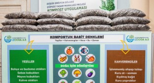 İzmir'de sebze ve meyve atıkları organik gübreye dönüşüyor