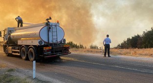 Torbalı'da orman yangını