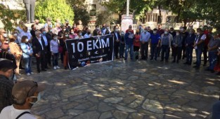 10 Ekim Ankara Katliamı'nda hayatını kaybedenler anıldı