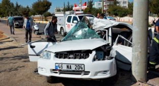 13 yaşındaki sürücü kazada hayıtını kaybetti