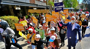 Büyükşehir'den Uluslararası Okul Yürüyüş Günü etkinliği