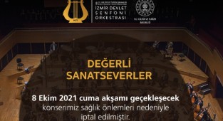 İzmir'de 11 sanatçı pozitif çıktı konser iptal oldu!