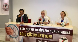 İzmir Tabip Odası'ndan acil servis hekimlerine acil çözüm çağrısı