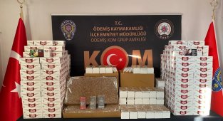 İzmir'de binlerce makaron ele geçirildi