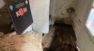 İzmir'de kaçak kazı yapılan eve baskın: 3 gözaltı