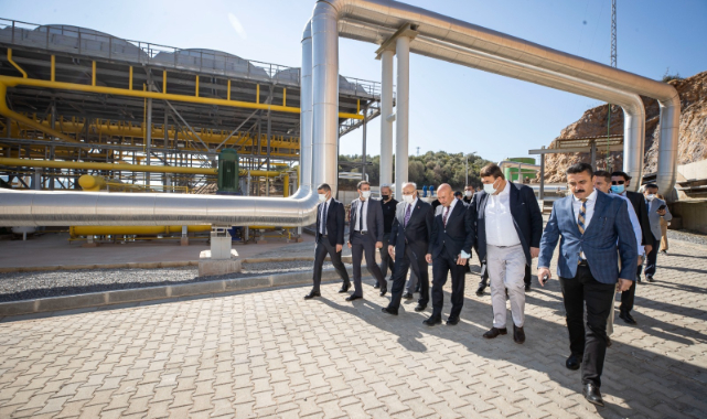 Seferihisar’daki jeotermal tesislerinde inceleme