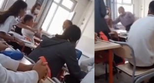 Sınıfta öğrencisini darp eden öğretmen serbest bırakıldı