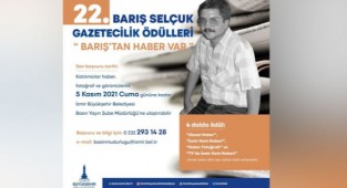 Barış Selçuk Gazetecilik Ödülleri için son başvuru tarihi 5 Kasım