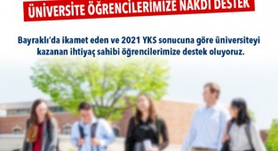 Başkan Sandal'dan öğrencilere burs desteği