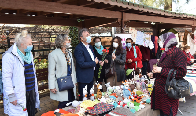 Bornova'dan üretici kadınlara tam destek