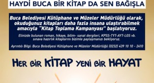 Buca’da kitap toplama kampanyası