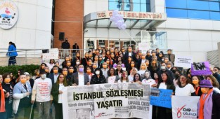 Çiğli kadına yönelik şiddete kayıtsız kalmadı!