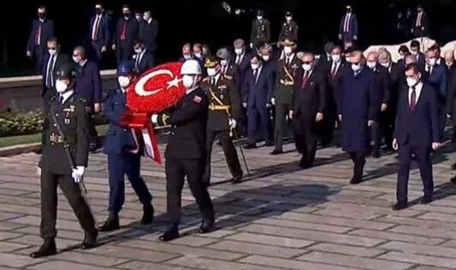 Devlet erkanı Anıtkabir'de: Erdoğan ne mesaj verdi?