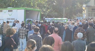 Eşi tarafından öldürülen anne ve kızı toprağa verildi 