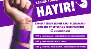 Menderes’te Kadına Şiddetle Mücadele Etkinliği