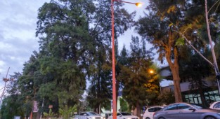 Adm ve Gdz Elektrik, kadına yönelik şiddete dikkat çekmek için sokakları turuncu aydınlattı