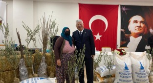 Büyükşehir'den Beydağlı üreticiye çifte destek