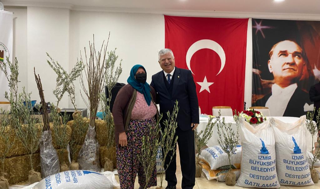 Büyükşehir'den Beydağlı üreticiye çifte destek