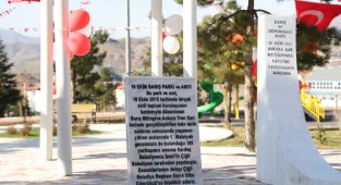 Çiğli Belediyesi'nden Malatya’ya “Barış Güvercinleri” parkı