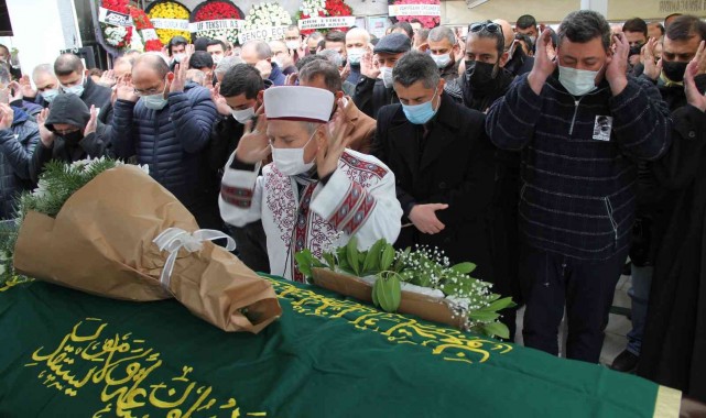 Gülçin Ergül'ün kazada ölen sevgilisi son yolculuğuna uğurlandı