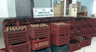 Jandarma'dan yılbaşı öncesi bandrolsüz içki operasyonu