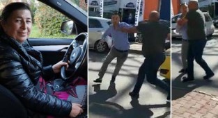 Kadın taksi şoförüne 'satırlı saldırı' iddiası