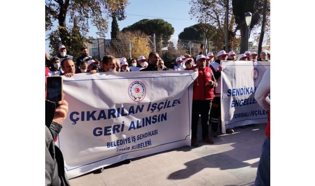 Torbalı Belediyesinde sendikalı 2 işçinin işten çıkarıldığı iddiası