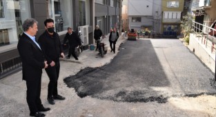 Bornova asfalt üretimine başladı