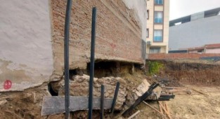 Bornova'da temelinde kayma olan o bina mühürlendi!