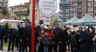 Karşıyaka'nın iki önemli edebiyat insanına iki park