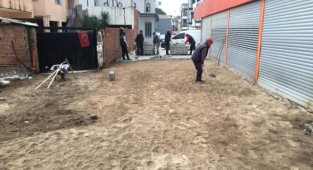 Menderes’te yol yapım çalışmaları tam gaz devam