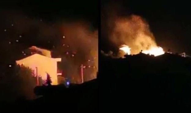 İzmir'de şiddetli rüzgar trafoyu patlattı!