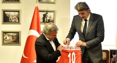 TBF Asbaşkanı Hüseyin Beşok’tan Başkan İduğ’a ziyaret