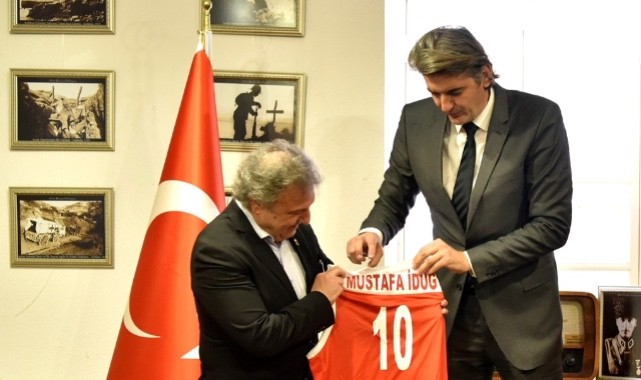 TBF Asbaşkanı Hüseyin Beşok’tan Başkan İduğ’a ziyaret
