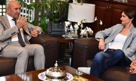 Tunç Soyer'den Kaftancıoğlu'na destek ziyareti