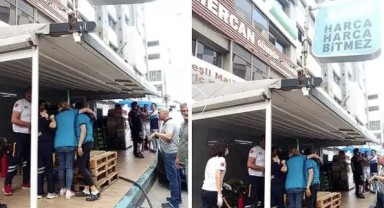 A101 markette üst üste yangınlar: Bu kez İzmir’de