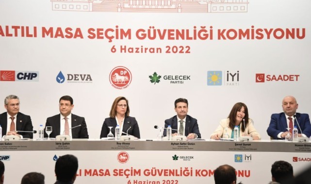 Altı parti seçim güvenliği yol haritasını belirledi: Tek bir oy zayi olmayacak
