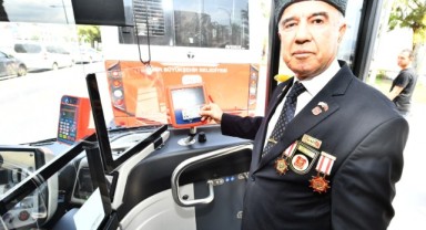 ESHOT otobüslerinde gazilere özel düzenleme