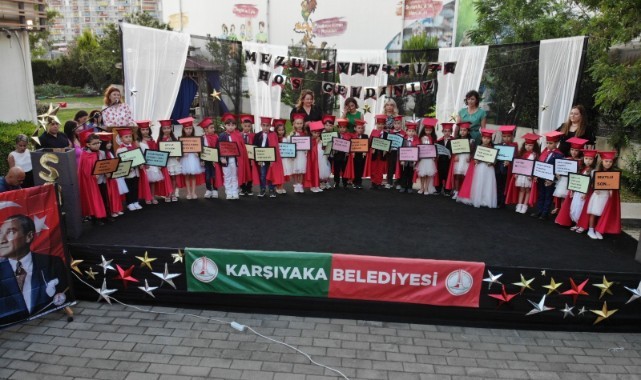 Karşıyaka'nın anaokullarında yıl sonu coşkusu
