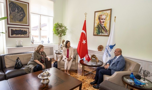 Lüksemburg Büyükelçisi Başkan Soyer'i ziyaret etti