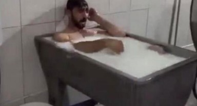 Süt banyosundan beraat etti, tazminat kazandı!